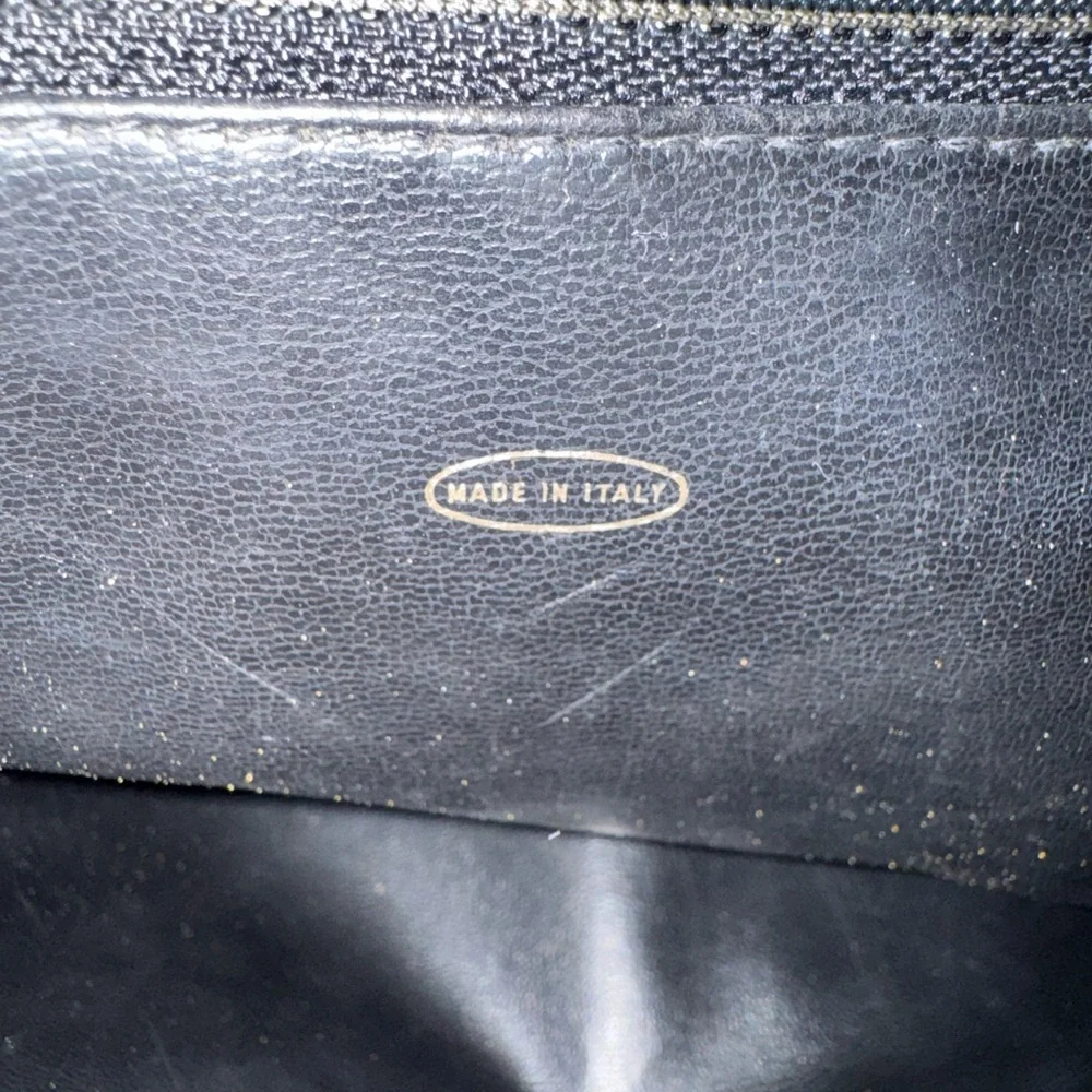 CHANEL Vintage Medallion Tote Black Quilted Lambskin Gold Chain Shoulder Bag - Picture 12 of 16